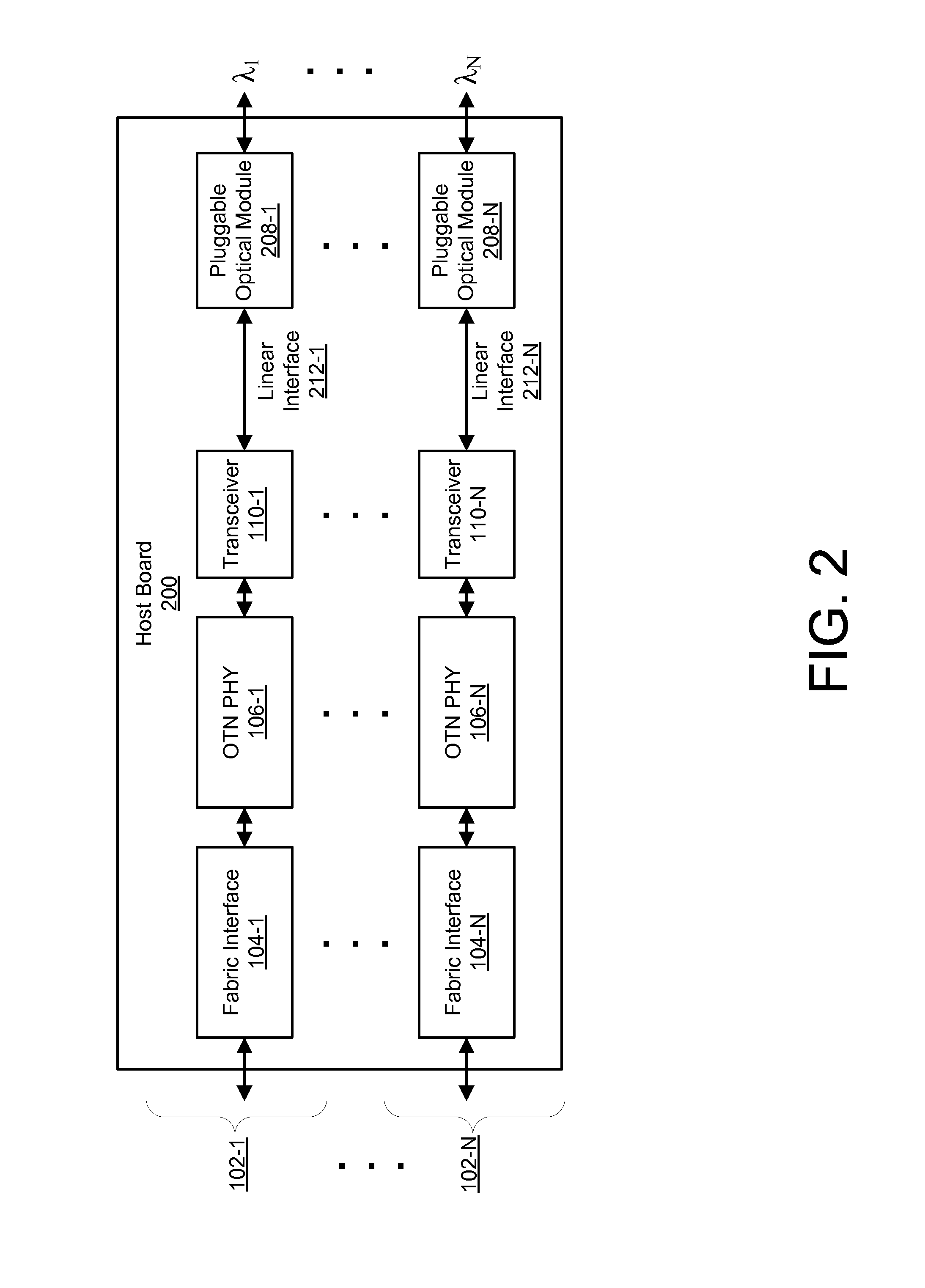Coherent optical transceiver with programmable application modes