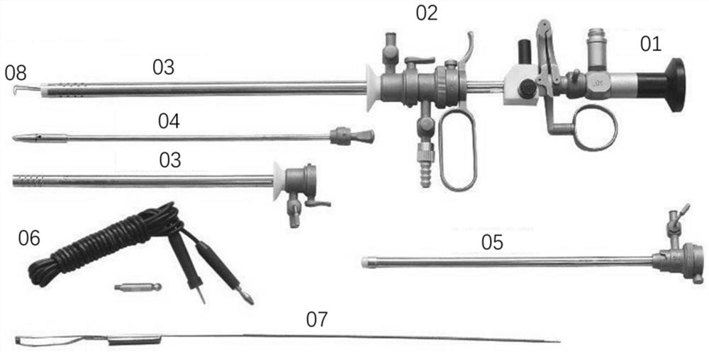 Rotary resection surgical device and method