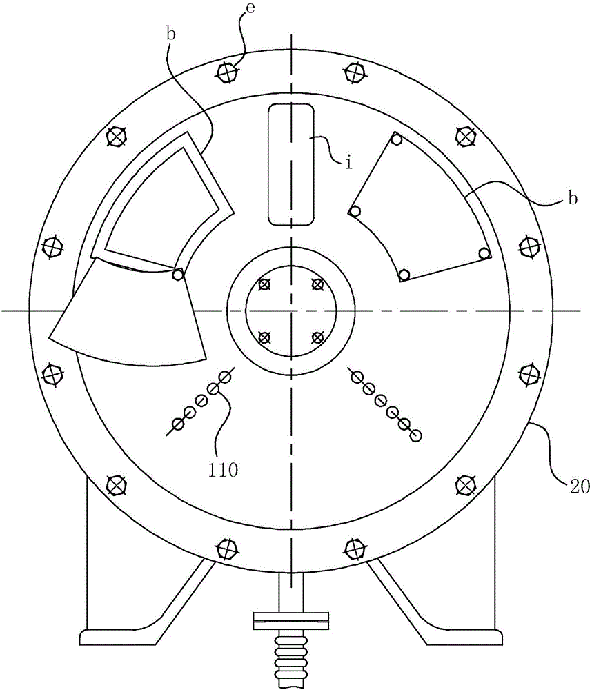 Integrated high-speed rotating cooling machine