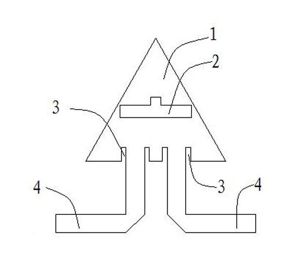 T-shaped grooved triangular patch dual-mode micro-strip band pass filter