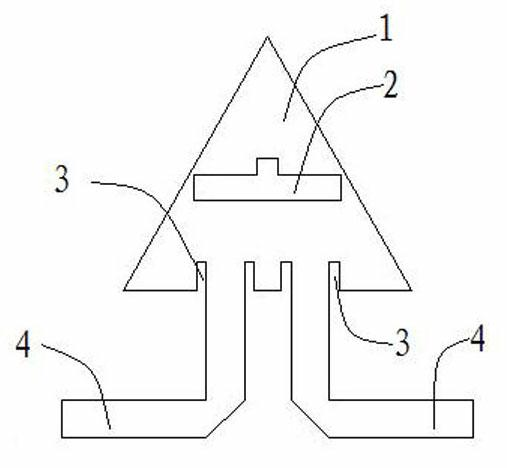 T-shaped grooved triangular patch dual-mode micro-strip band pass filter