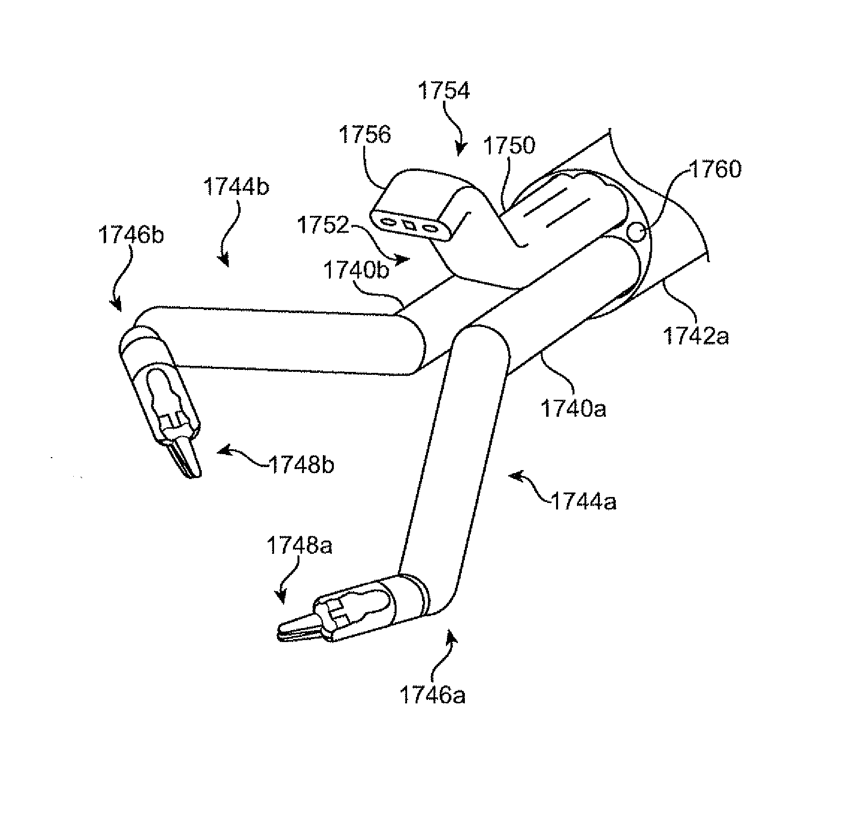 Side looking minimally invasive surgery instrument assembly