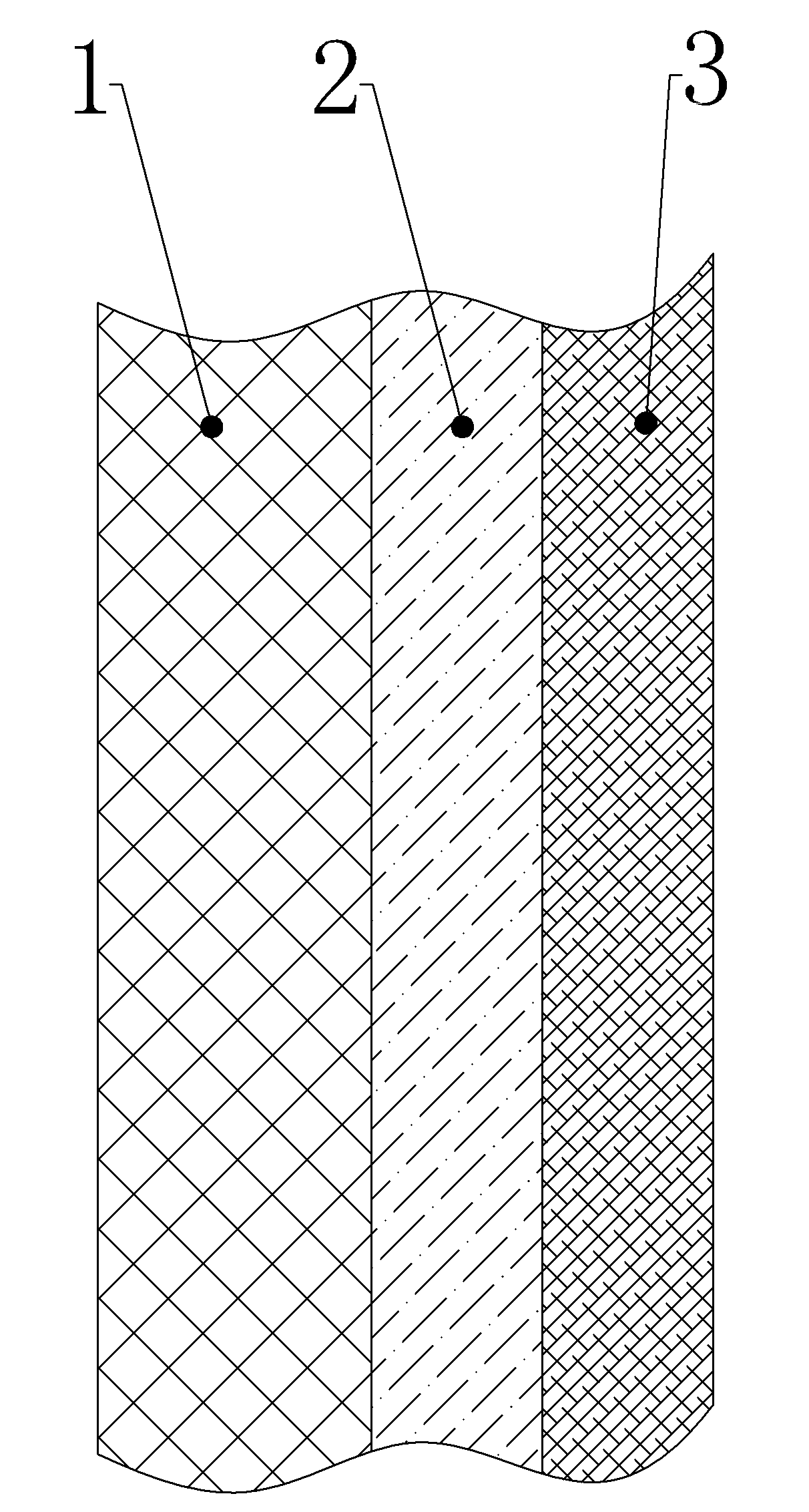 Gaseous diffusion layer of proton exchange membrane fuel cell and preparation method thereof