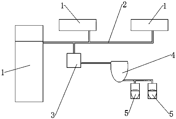 Air conditioner condensed water recycling system