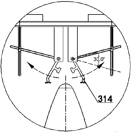 Rocket fairing separation test device