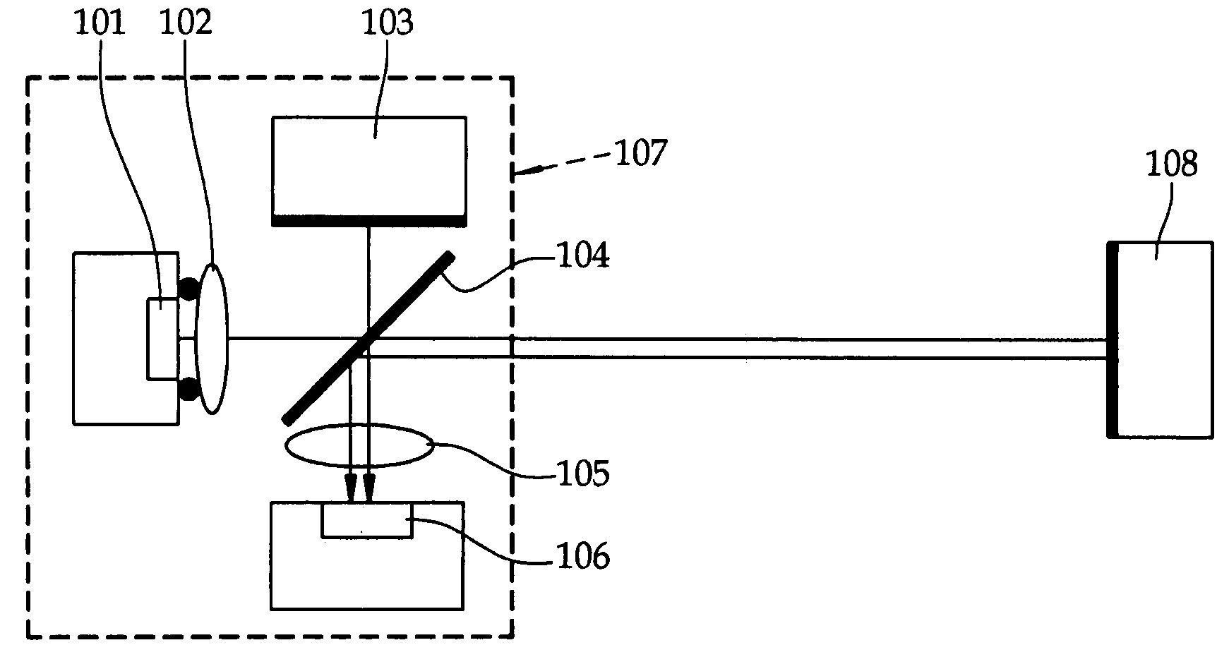 Interferometer using vertical-cavity surface-emitting lasers