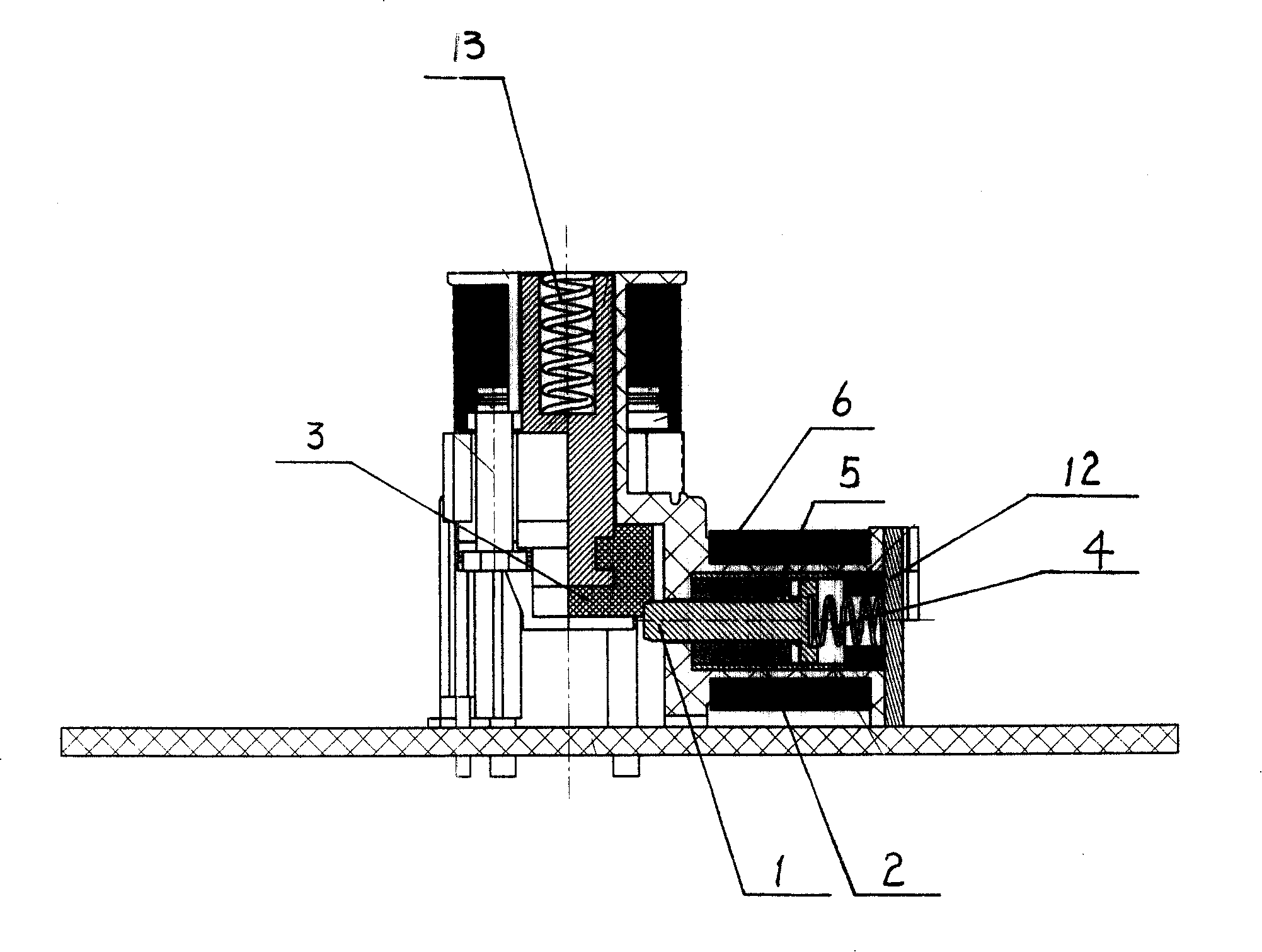 Electromagnetic breaker tripping mechanism