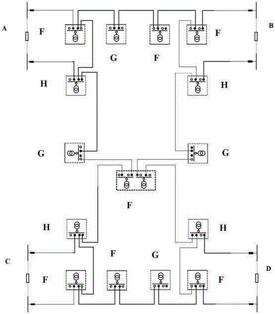 Snowflake grid type grid construction method suitable for urban medium voltage distribution networks