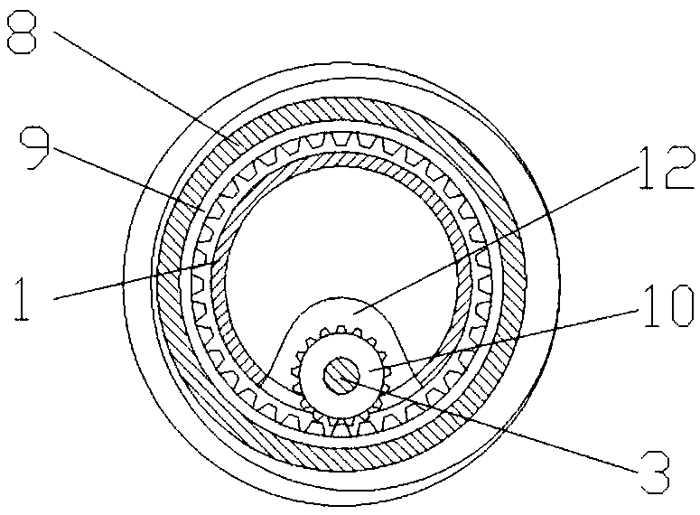 A spiral blasting deicing device for transmission lines