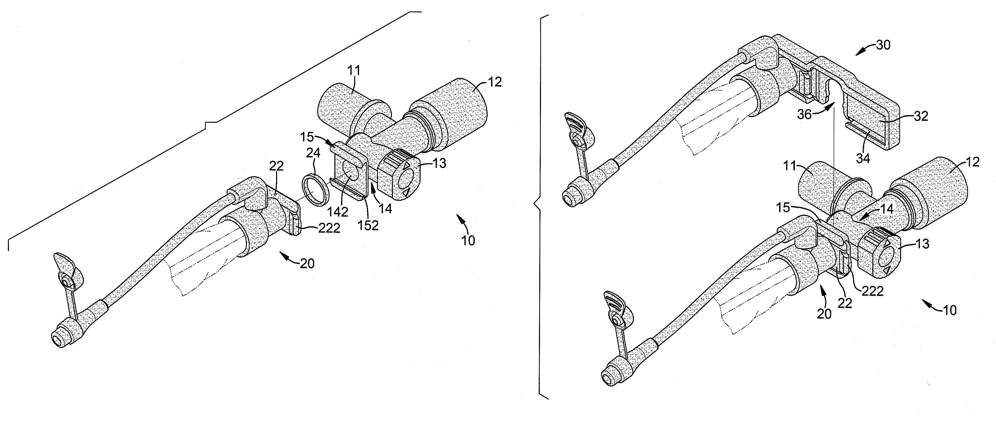 Changeable Connection Assembly for a Closed Suction Tube