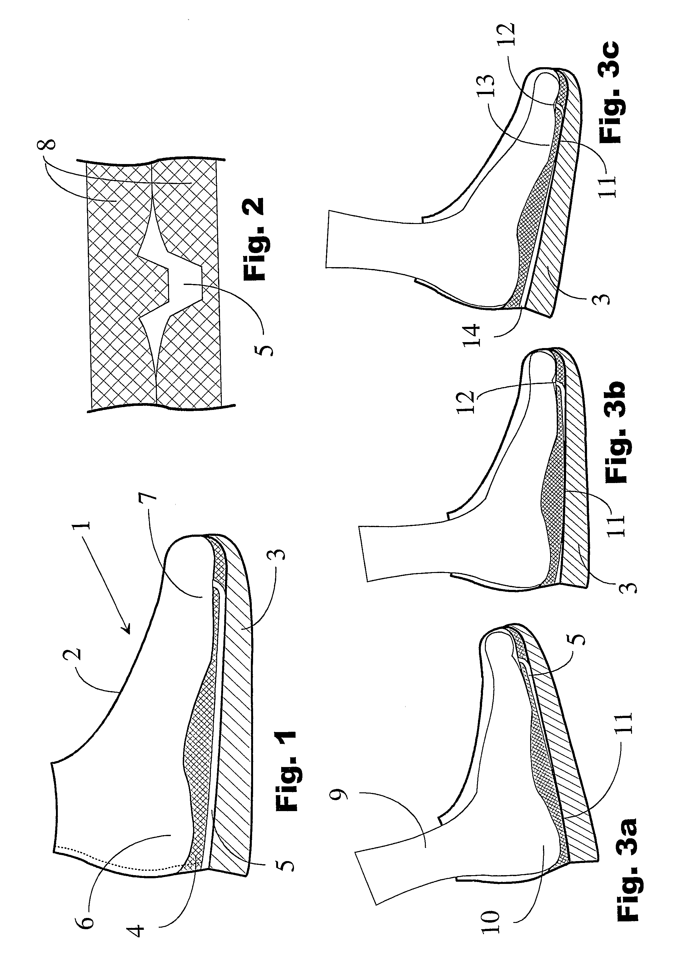 Ventilated Shoe or Insole