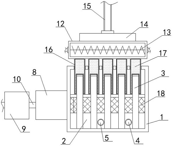 New energy automobile battery mounting structure capable of improving cruising ability