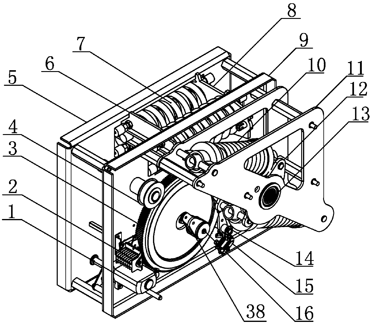 Spring operating mechanism for circuit breaker