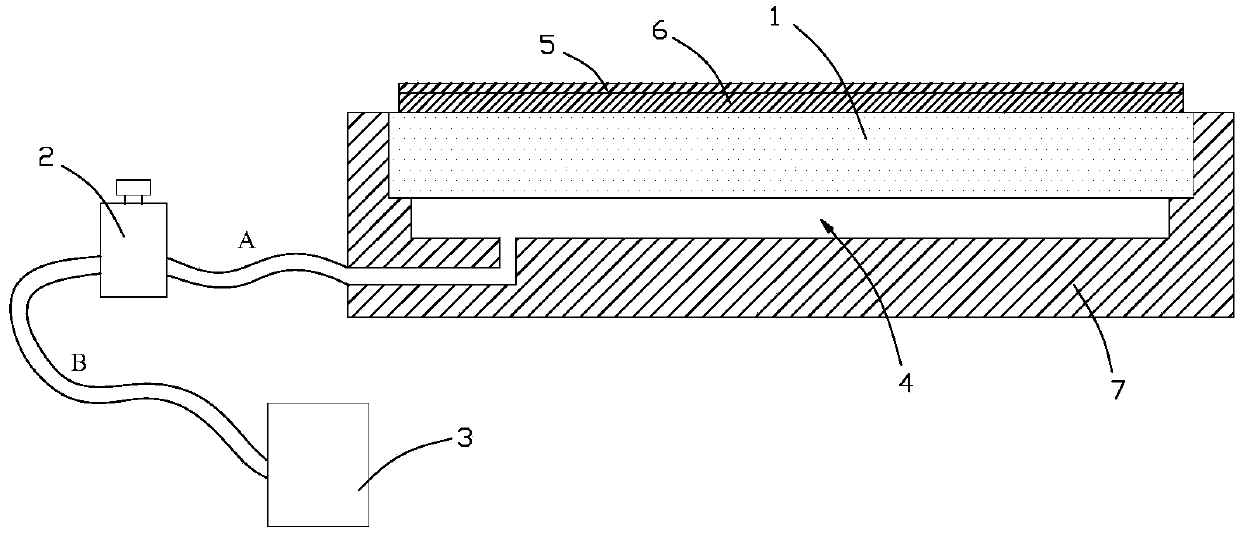 Device and method for removing film from green ceramic sheet