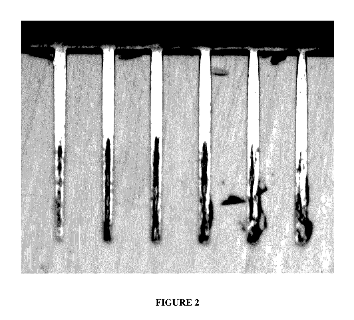 Method of electroplating copper into a via on a substrate from an acid copper electroplating bath