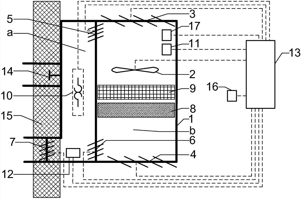 Wall-mounted type air purifier based on heat regeneration and control method thereof