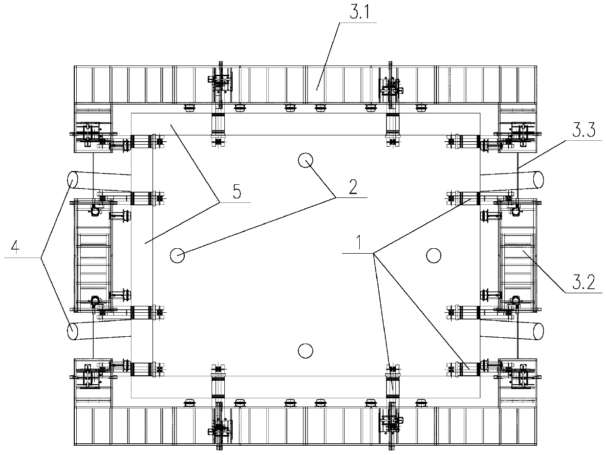Maintenance system and maintenance method for straight tower column of double-cable-plane cable-stayed bridge
