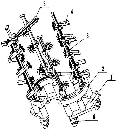 Potted flower and plant trimming device