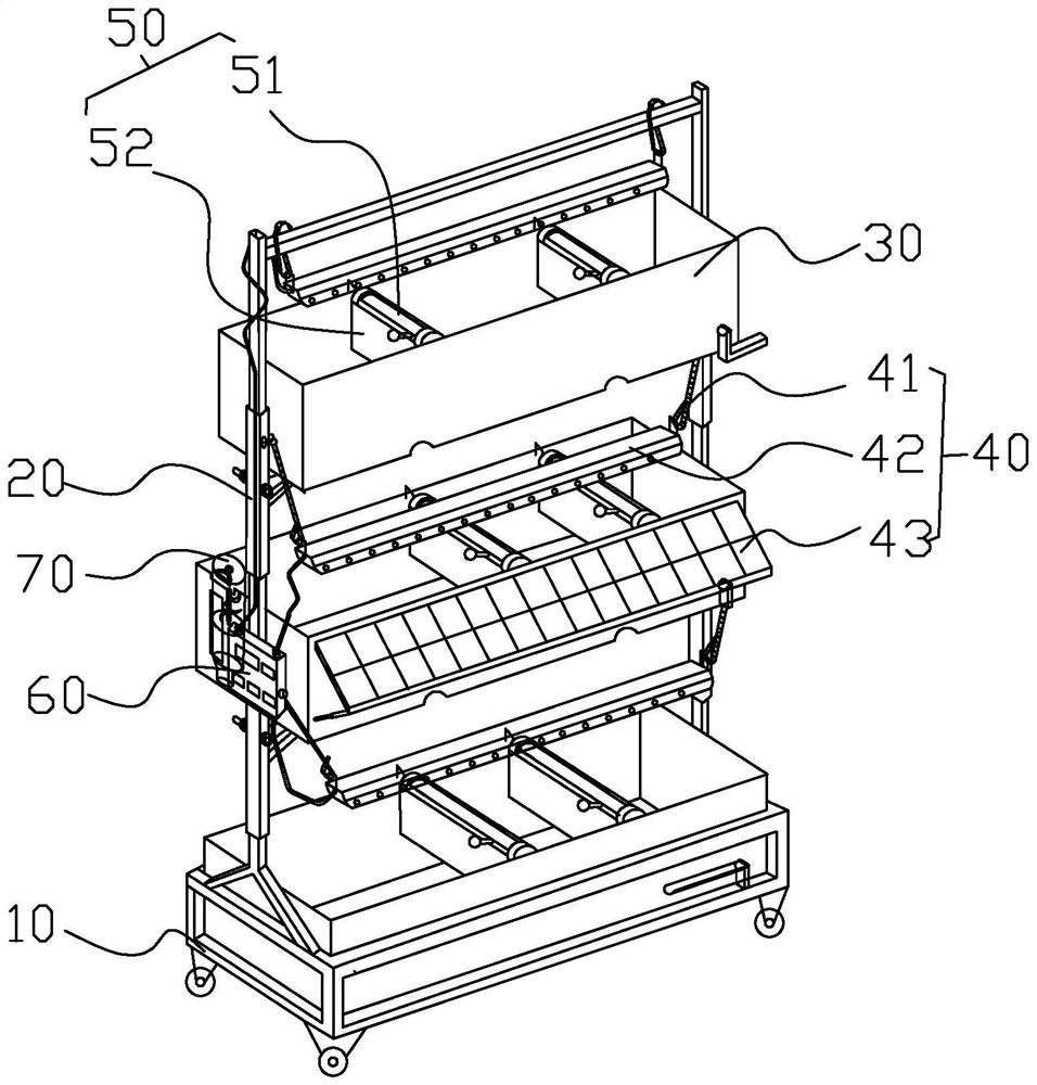 Fruit and vegetable garbage composting and photovoltaic light supplementing planting integrated stepped device