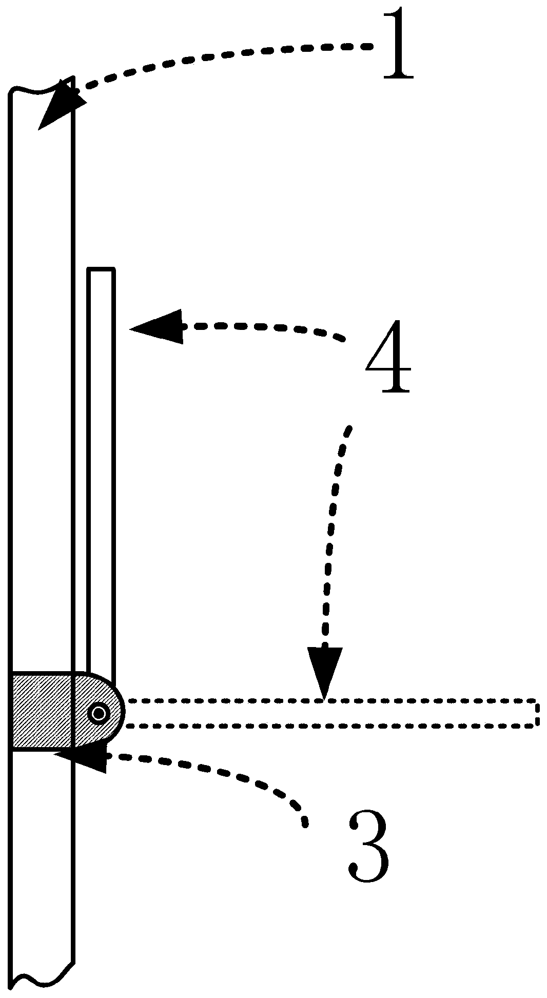 Layered unit storage device based on two-phase magnetic switches