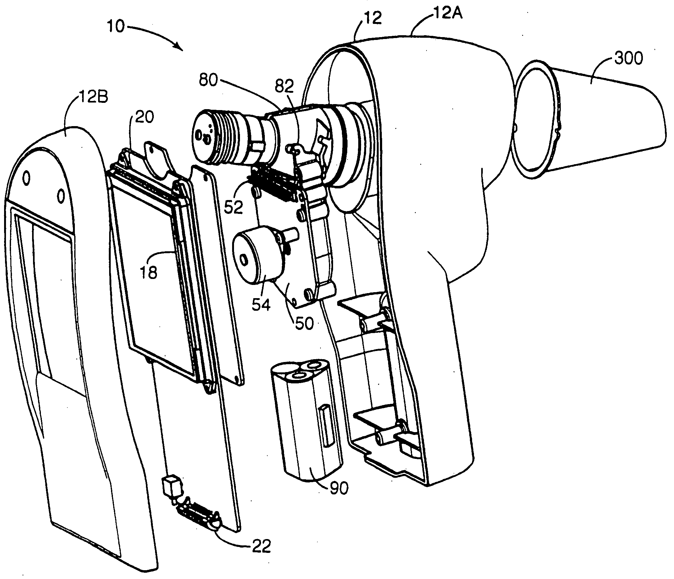 Optical measurement device and related process