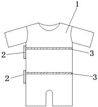 Body measuring clothes with measuring lines