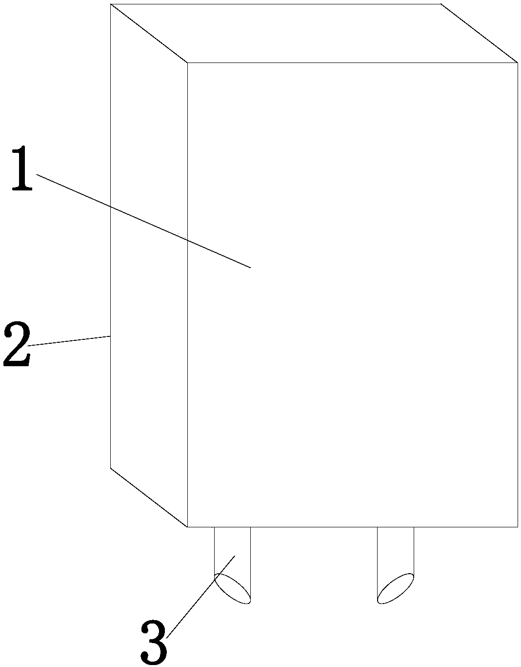 Accidental water inlet monitoring device for outdoor electric power box facility