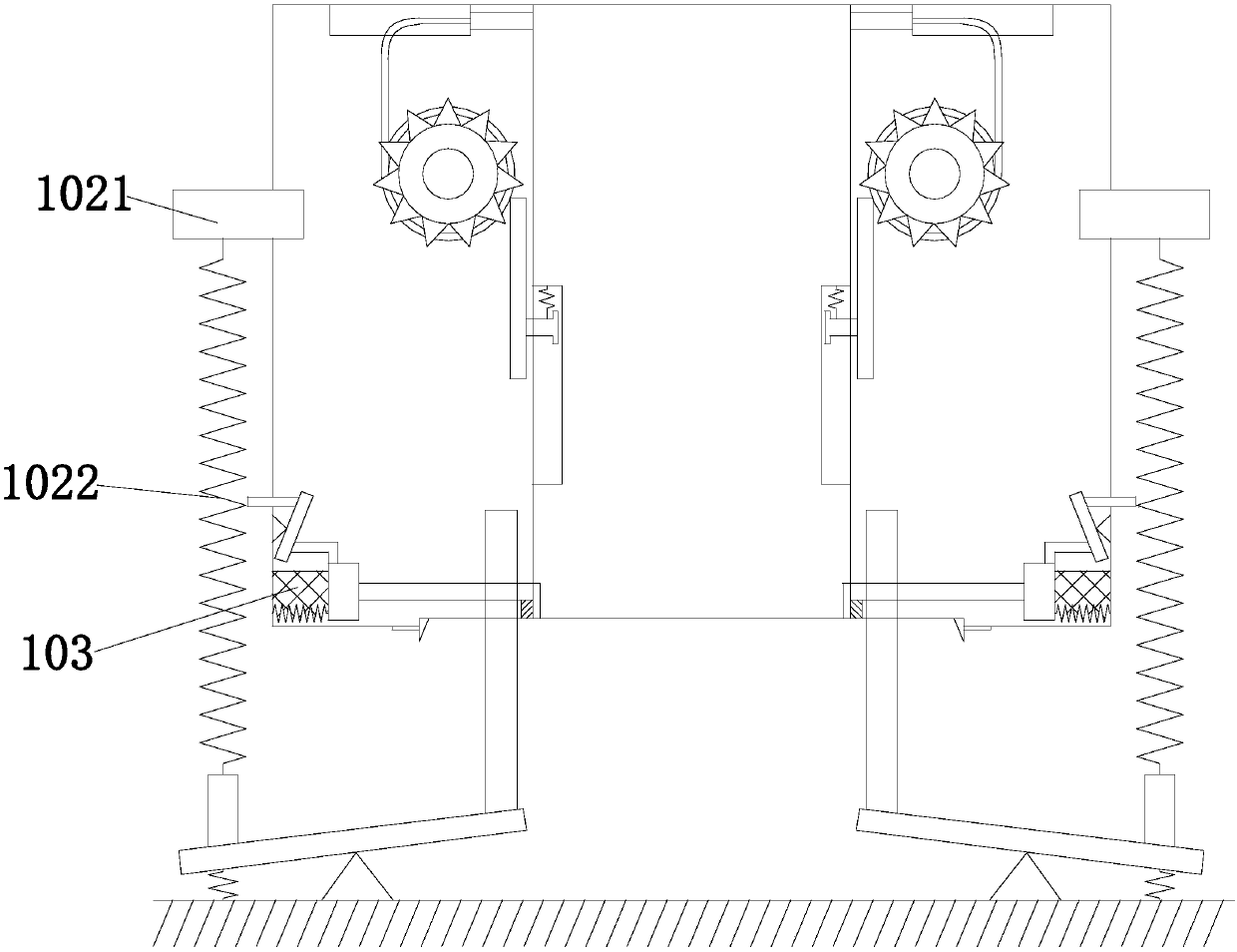 Accidental water inlet monitoring device for outdoor electric power box facility