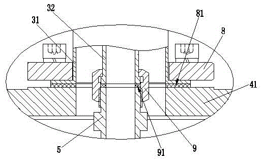 Air inlet structure for dual-fuel engine