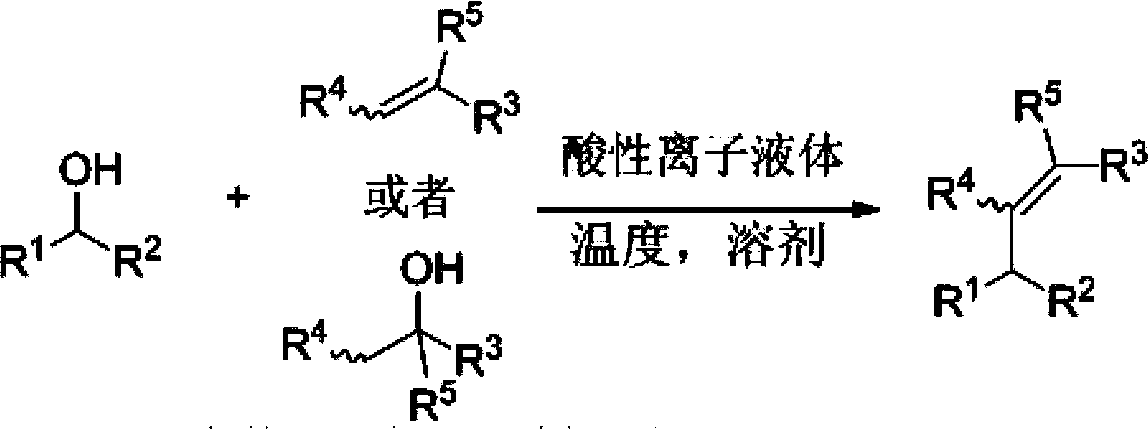 Synthetic method for olefin compounds