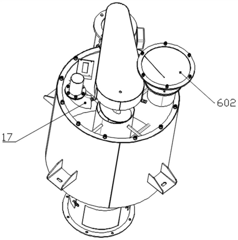 Vacuum mixer for intelligent material supply and distribution equipment