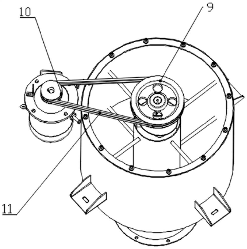 Vacuum mixer for intelligent material supply and distribution equipment