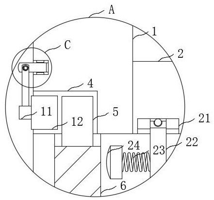 Dust removal and ventilation device for building heating and ventilation engineering