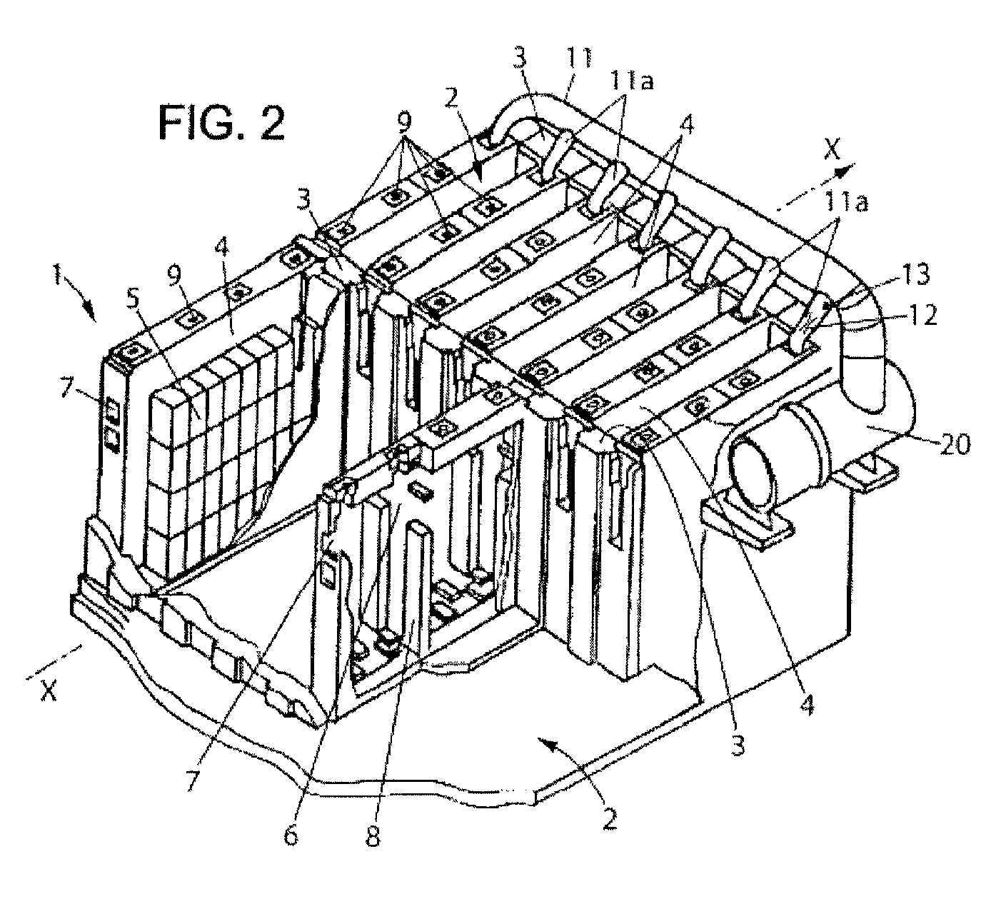 Method of monitoring an exhaust fumes main linking a carbon block baking furnace to a fume treatment