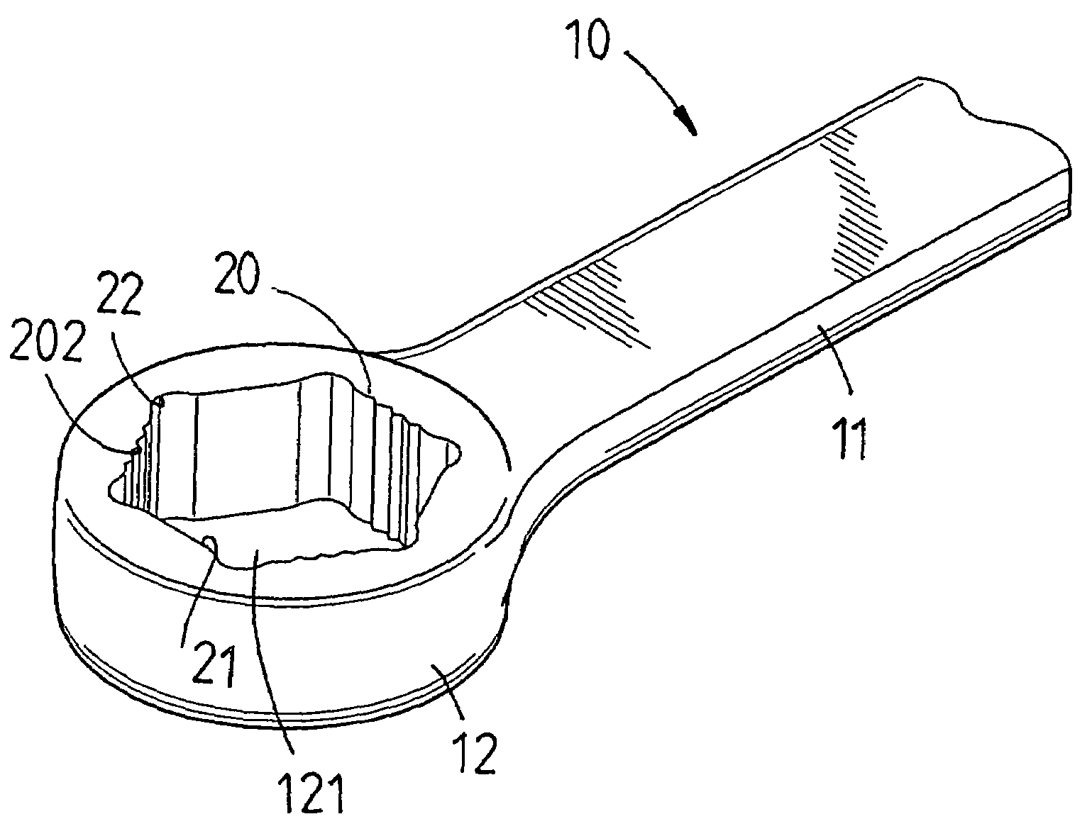 Clamping device for providing high twisting forces and low damage to screw device