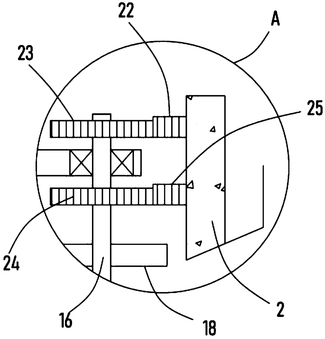 Dye mixing device for garment production