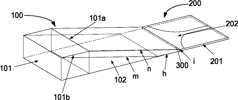 Device and method for realizing conversion between metal rectangular waveguides and microstrip lines