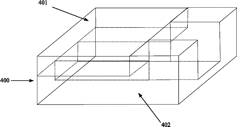 Device and method for realizing conversion between metal rectangular waveguides and microstrip lines