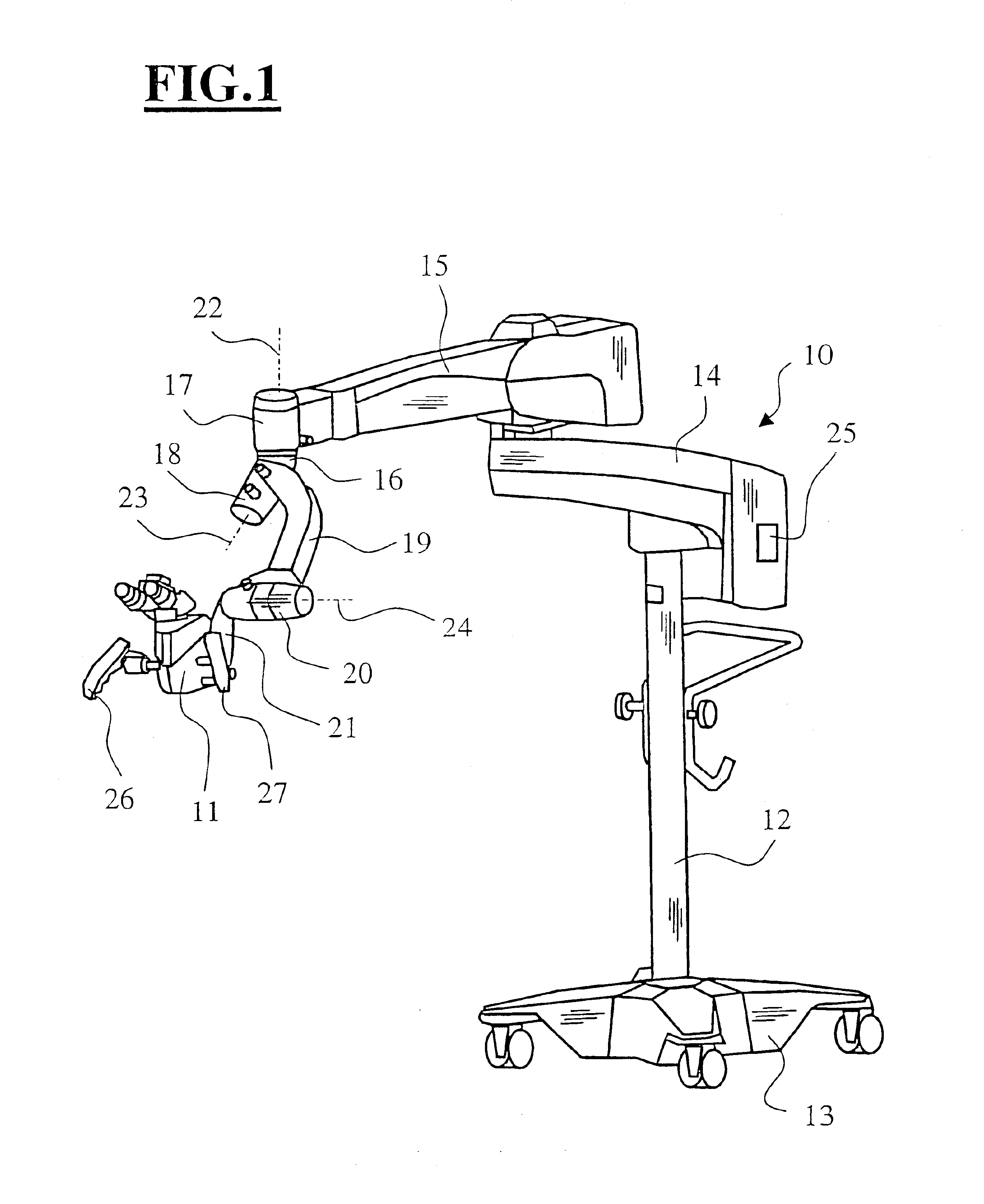 Carrier system for a medical apparatus