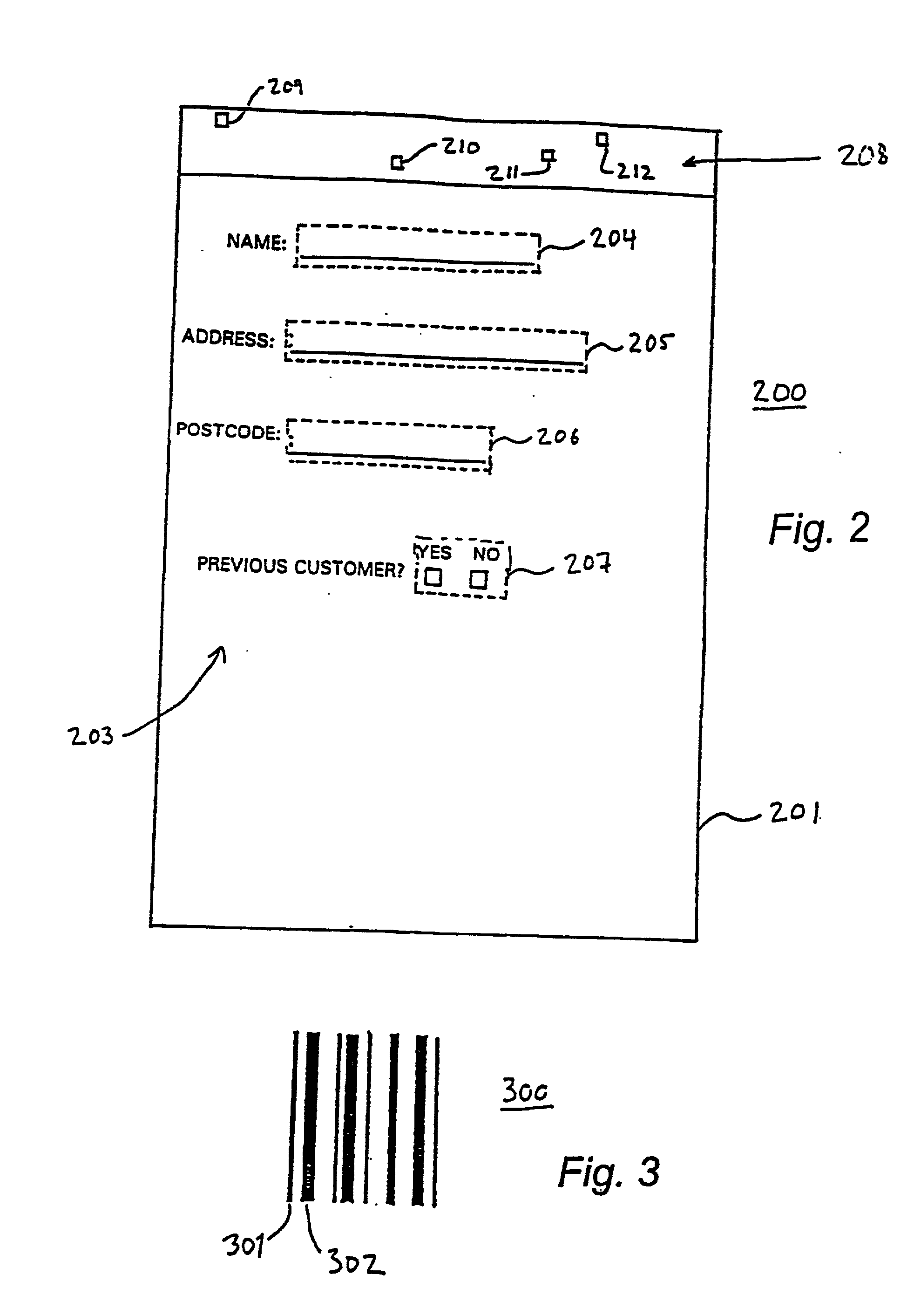 Data form having a position-coding pattern detectable by an optical sensor