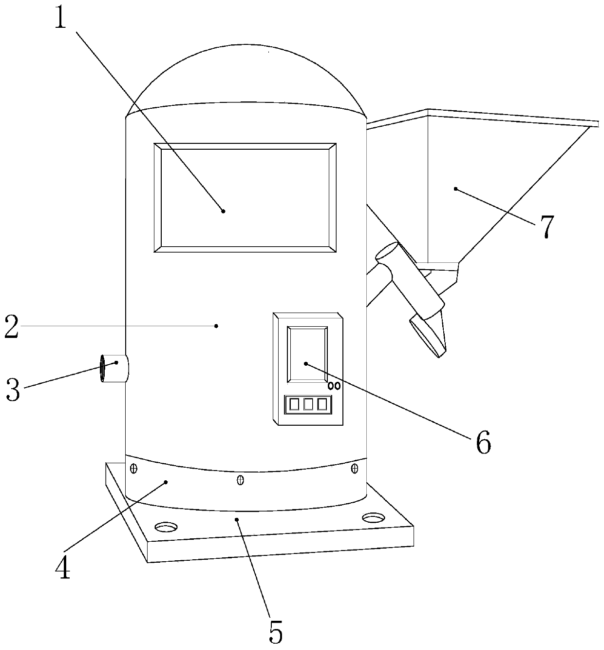 Intelligent biomass furnace capable of automatically adjusting temperature