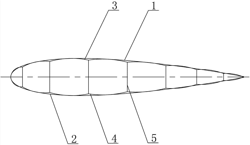 Wire falling array type inflatable unfolding wing