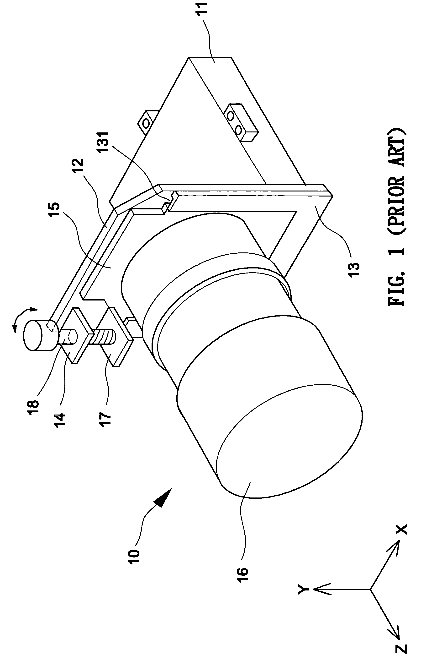 Projection lens movement-adjusting apparatus
