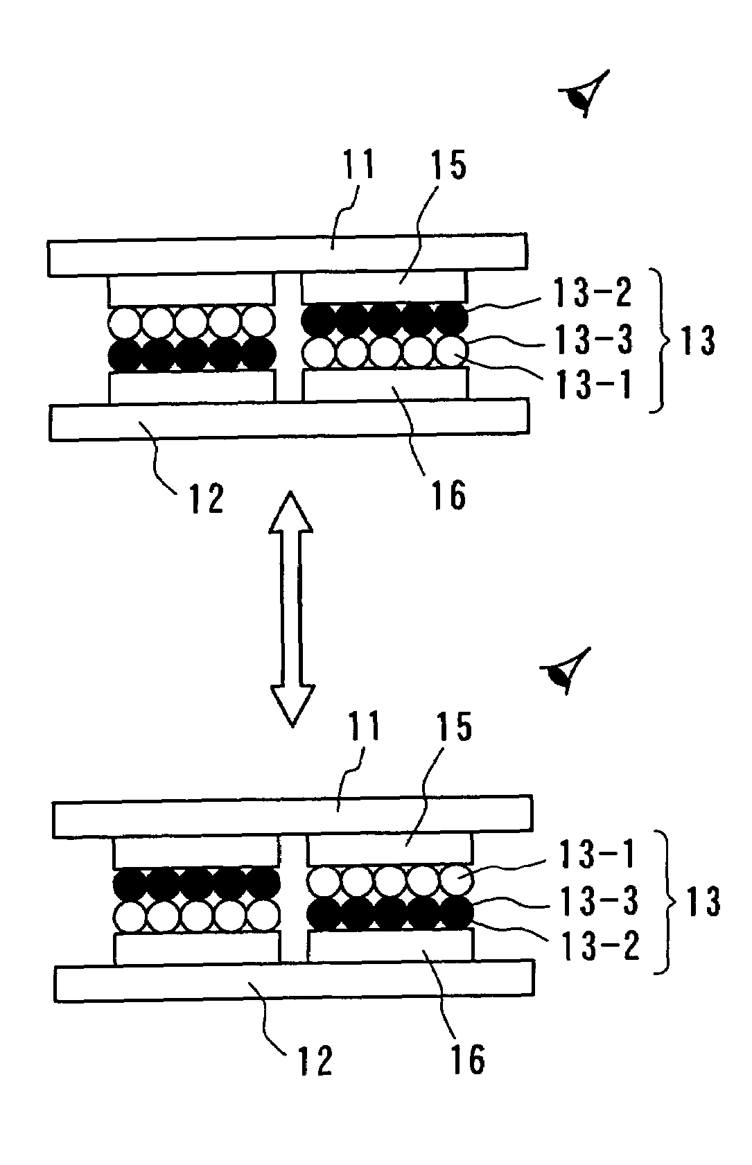 Particle use for image display media, image display panel using the particles, and image display device
