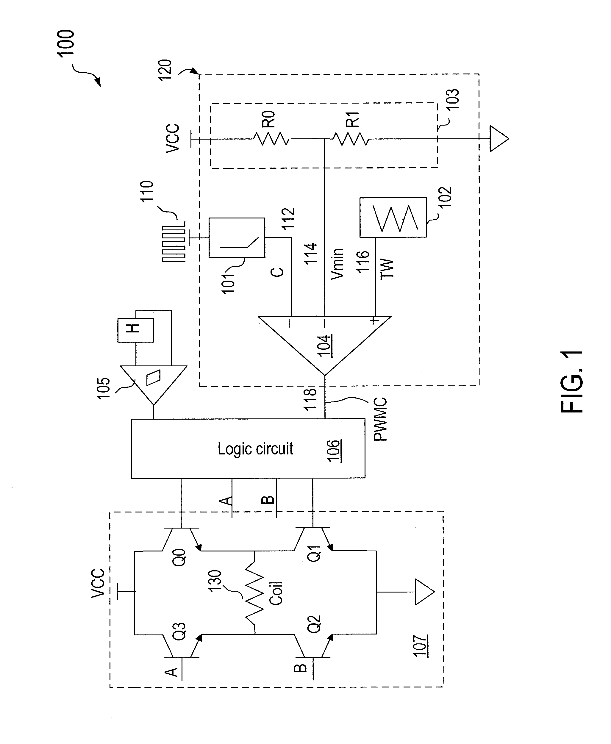 Pulsed width modulated control method and apparatus