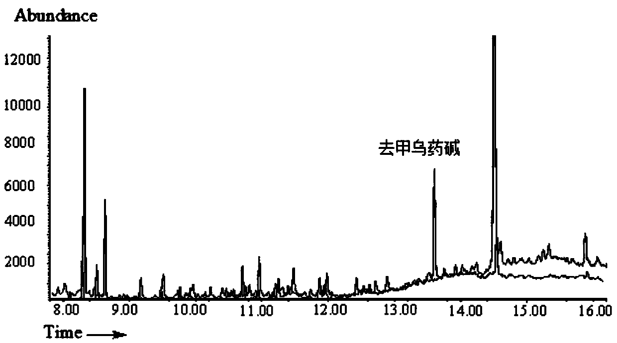 Gas chromatographic-mass spectrometric detection method of higenamine in multiple matrix samples