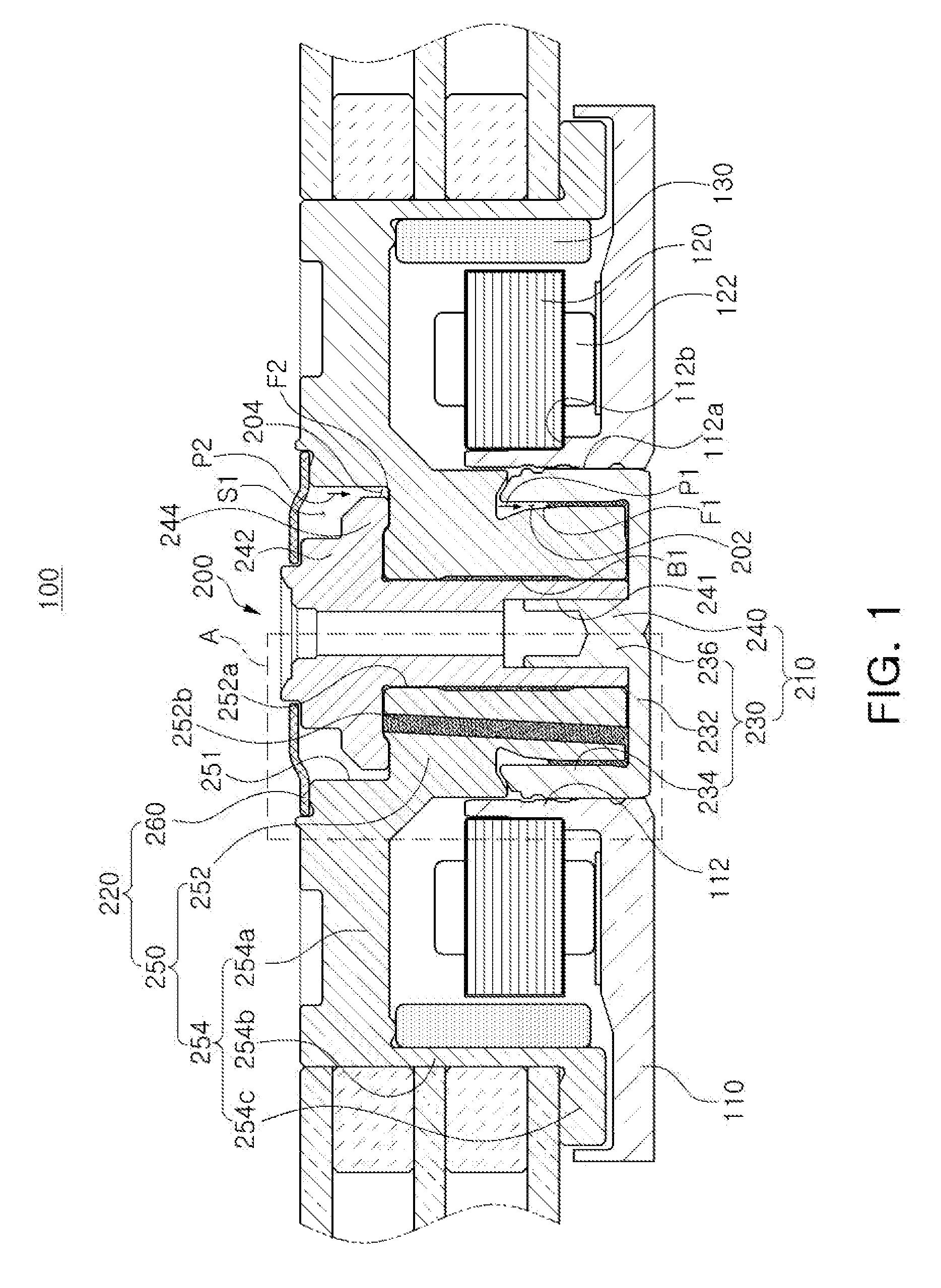 Hydrodynamic bearing device, spindle motor having the same, and recording disk driving device