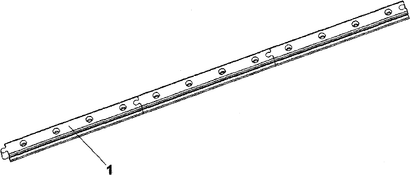 Processing method of prestress butt-joint precision mechanical steel guide rail