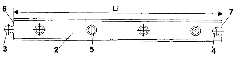 Processing method of prestress butt-joint precision mechanical steel guide rail