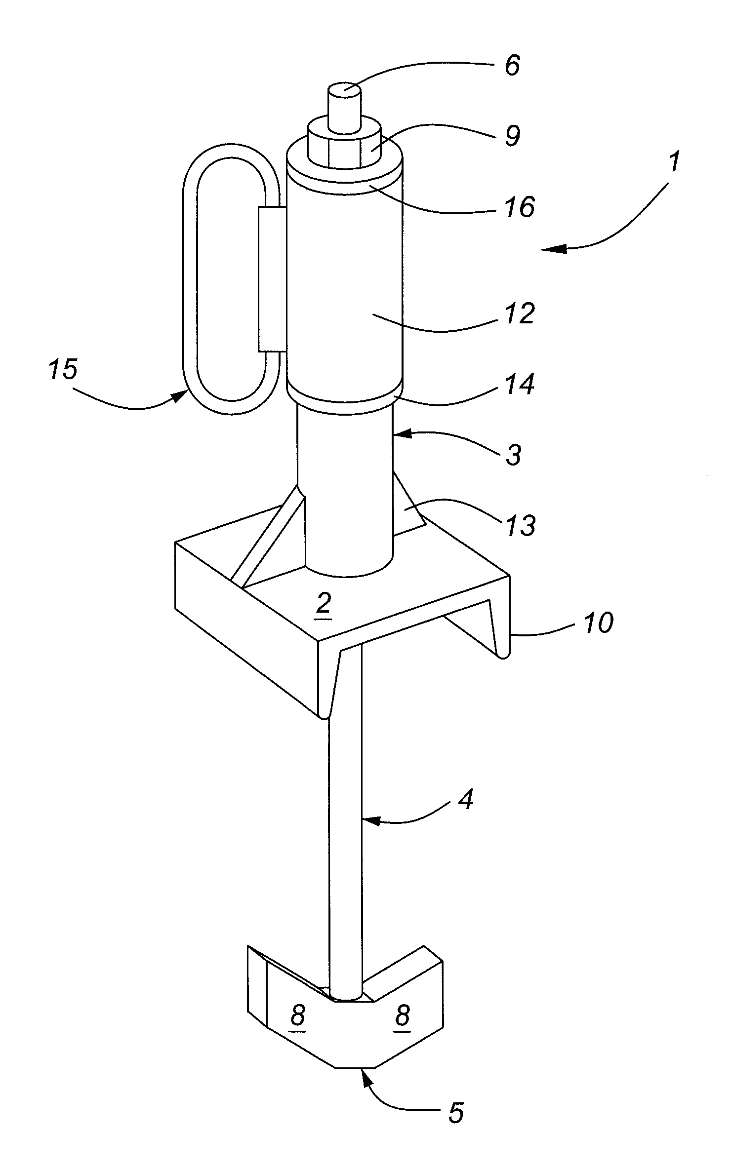 Safety anchoring device